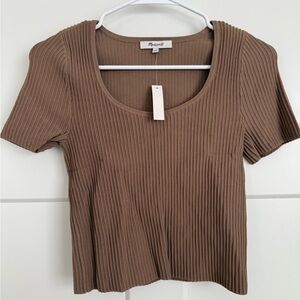 NWT Madewell Short Sleeve Top, Small